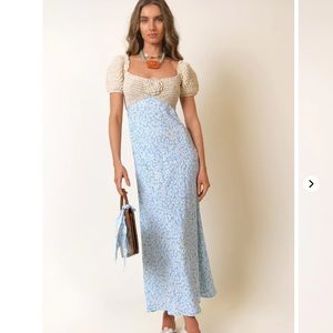 RIXO SARDINIA DRESS - S/UK10